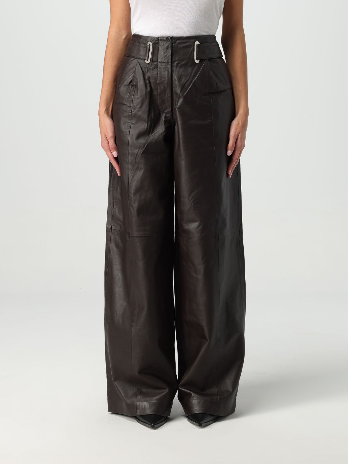 Remain Trousers REMAIN Woman colour Brown