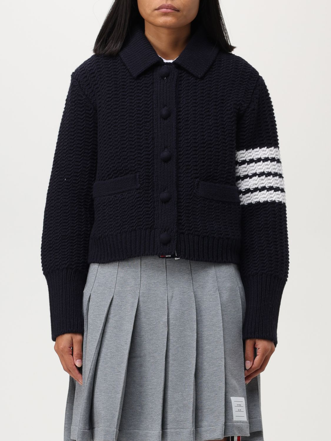 Thom Browne Jumper THOM BROWNE Woman colour Blue