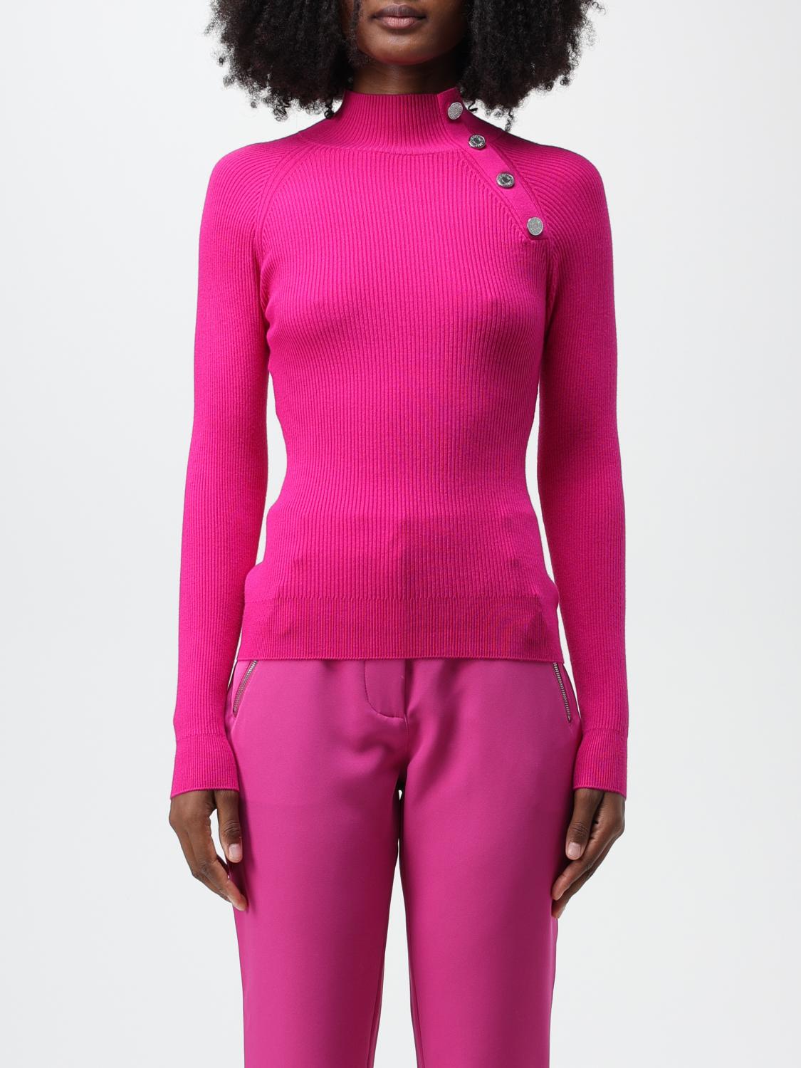 Moschino Jeans Jumper MOSCHINO JEANS Woman colour Fuchsia