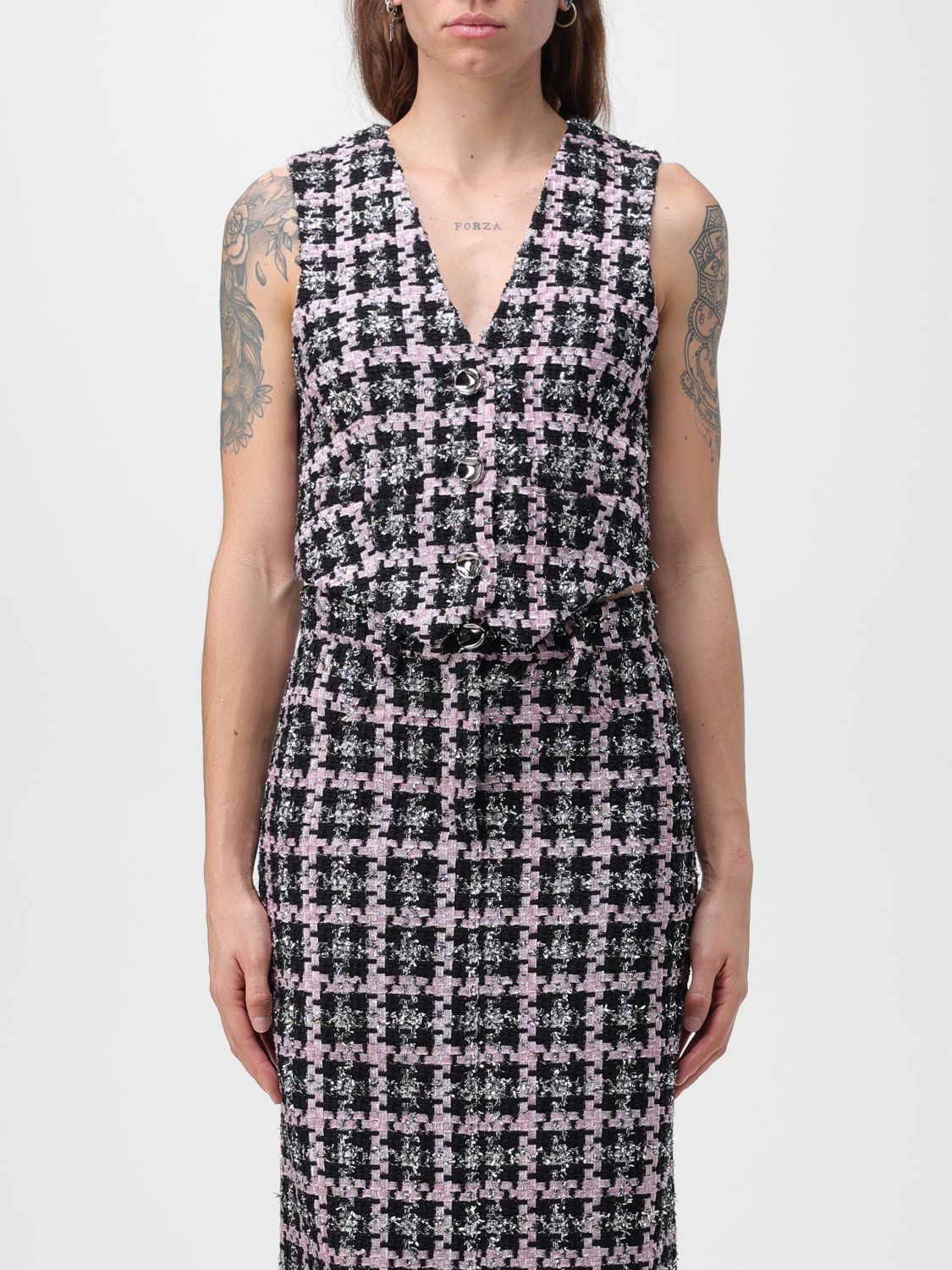 Msgm Waistcoat MSGM Woman colour Black