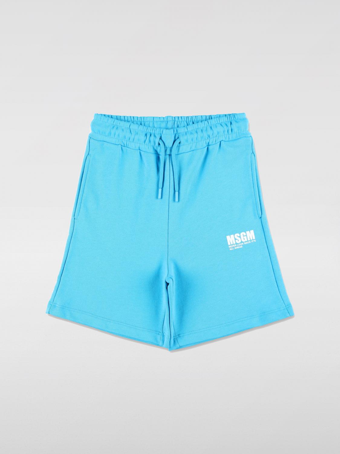 Msgm Kids Shorts MSGM KIDS Kids color Turquoise