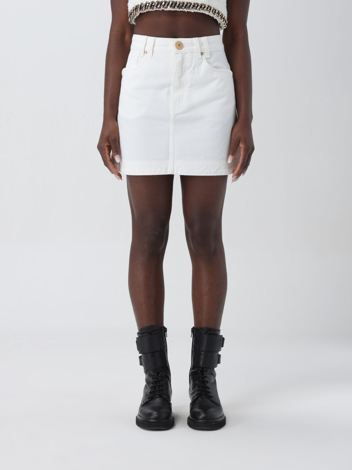 Balmain Skirt BALMAIN Woman colour White