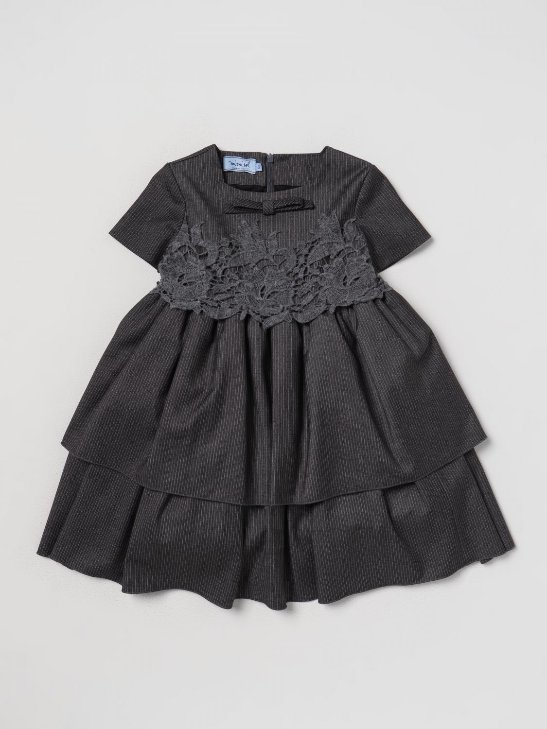 Mi Mi Sol Dress MI MI SOL Kids colour Grey