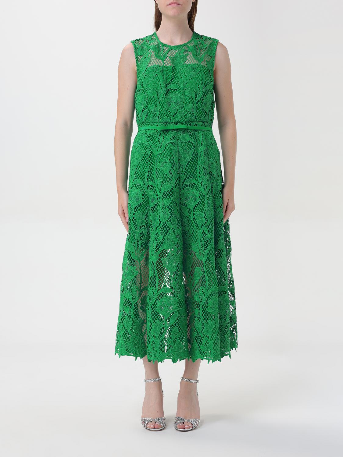 Self-Portrait Dress SELF-PORTRAIT Woman color Green