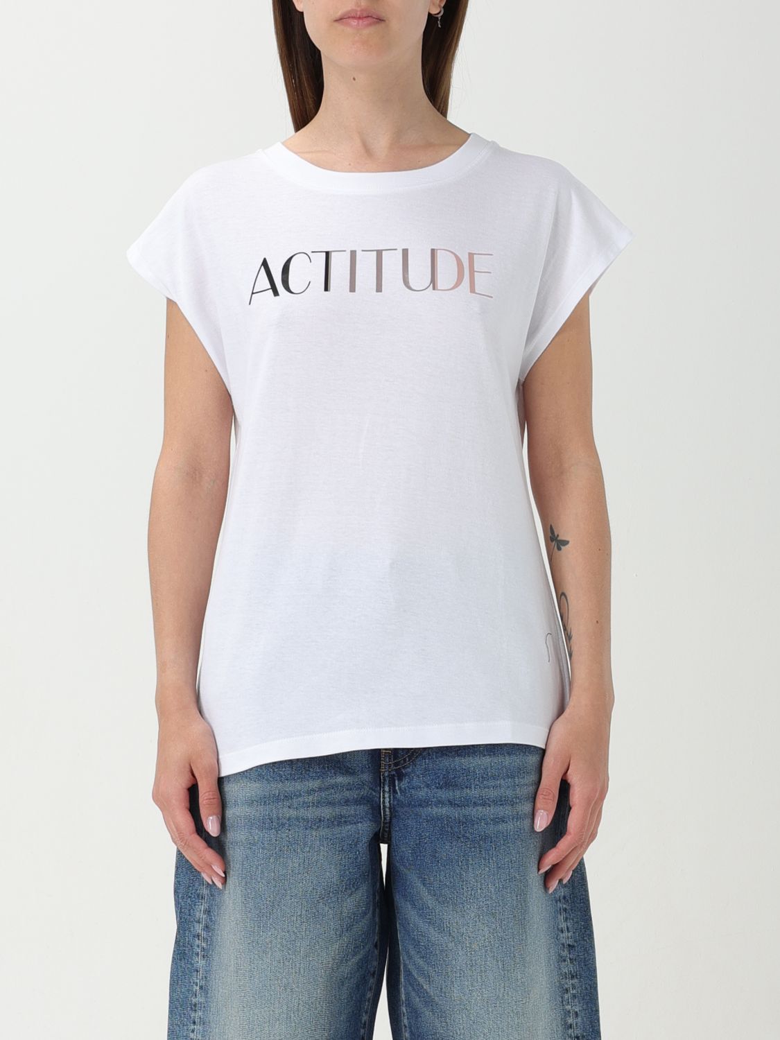 Actitude Twinset T-Shirt ACTITUDE TWINSET Woman colour White