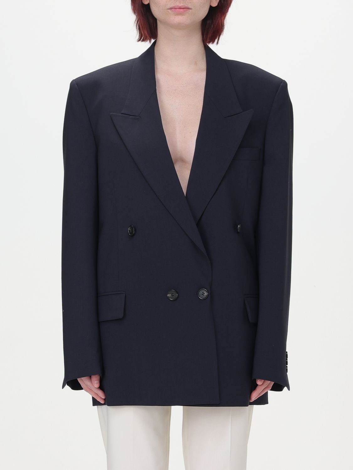 Msgm Blazer MSGM Woman colour Navy