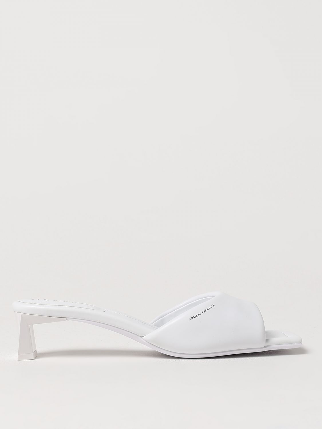 Armani Exchange Heeled Sandals ARMANI EXCHANGE Woman color White