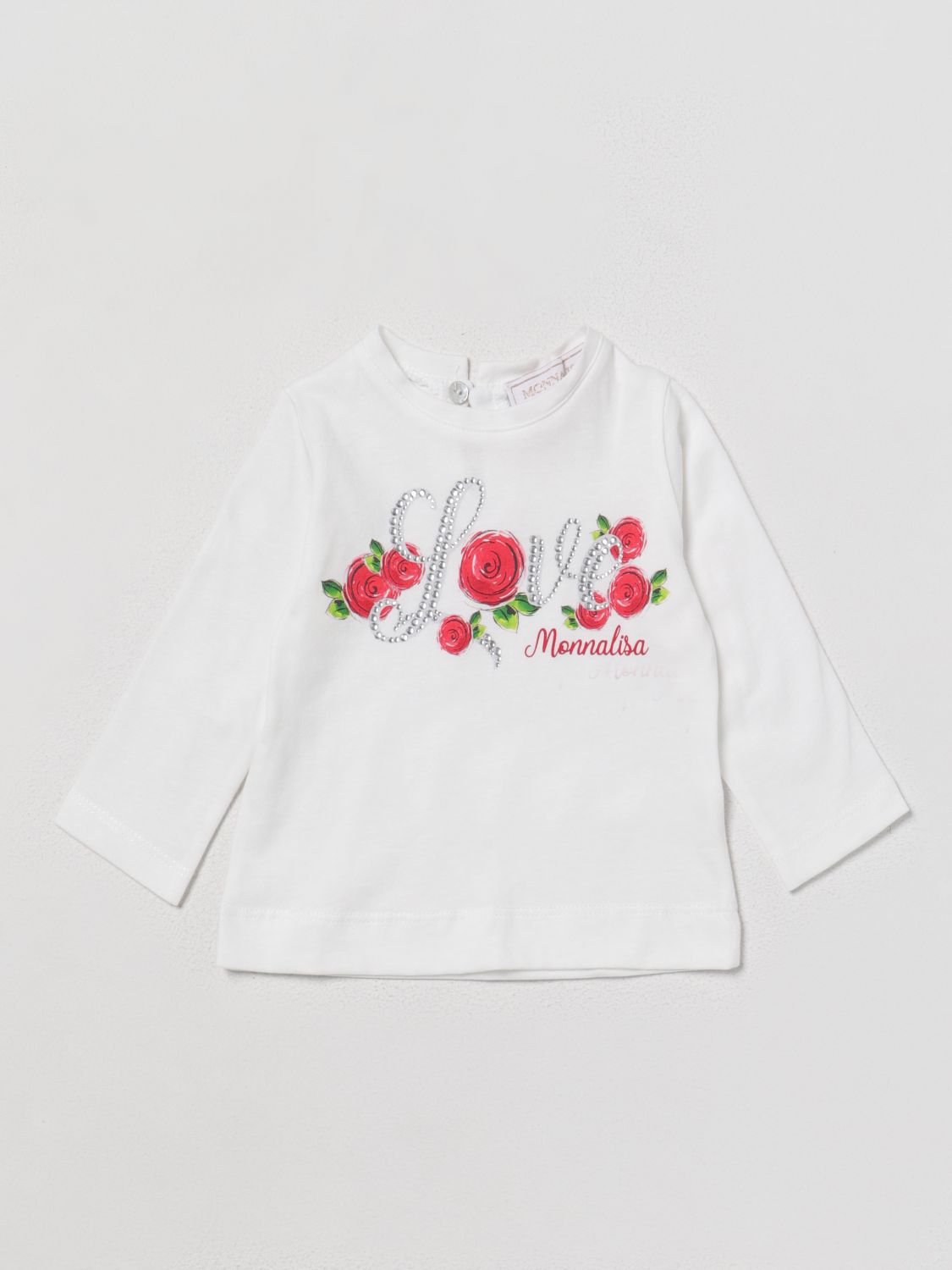 Monnalisa T-Shirt MONNALISA Kids colour Yellow Cream