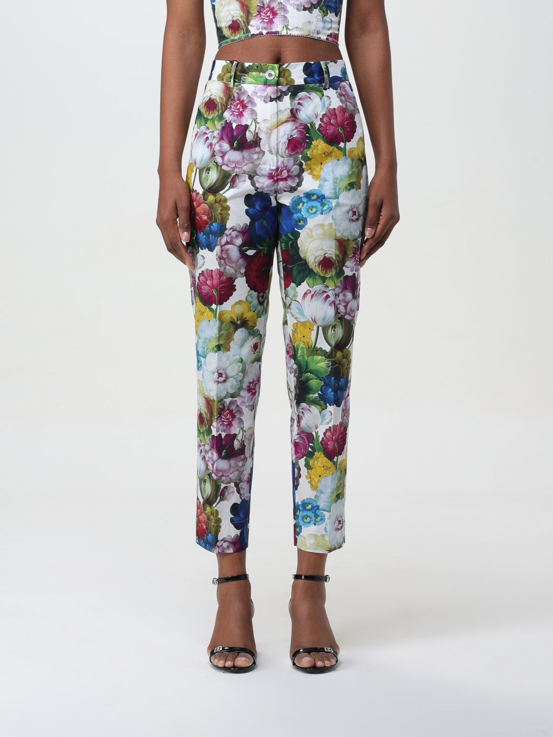 Dolce & Gabbana Trousers DOLCE & GABBANA Woman colour Multicolor