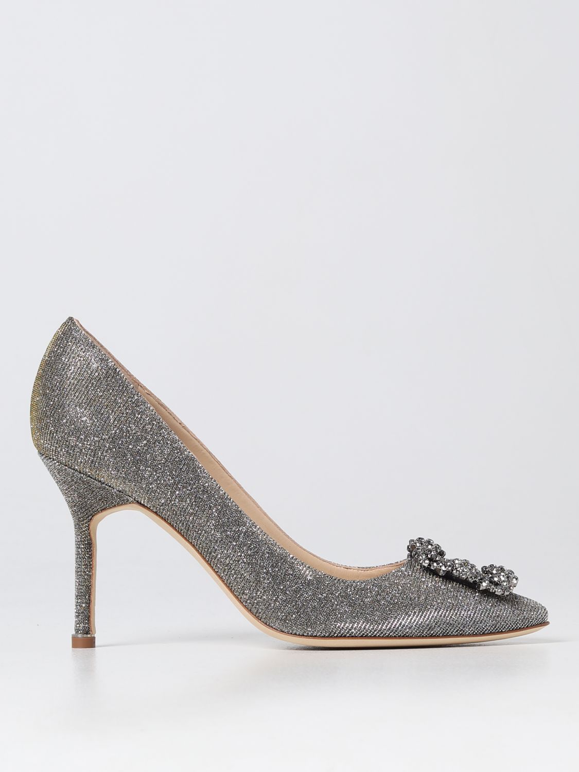 Manolo Blahnik Court Shoes MANOLO BLAHNIK Woman colour Silver