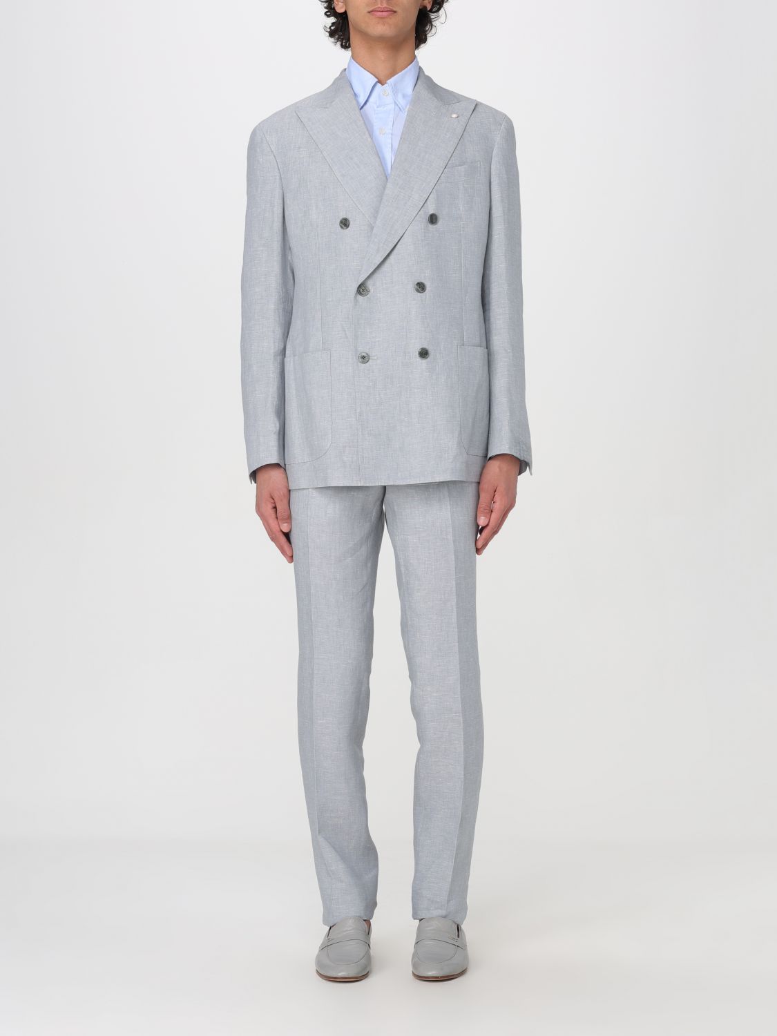 Luigi Bianchi Suit LUIGI BIANCHI Men color Grey