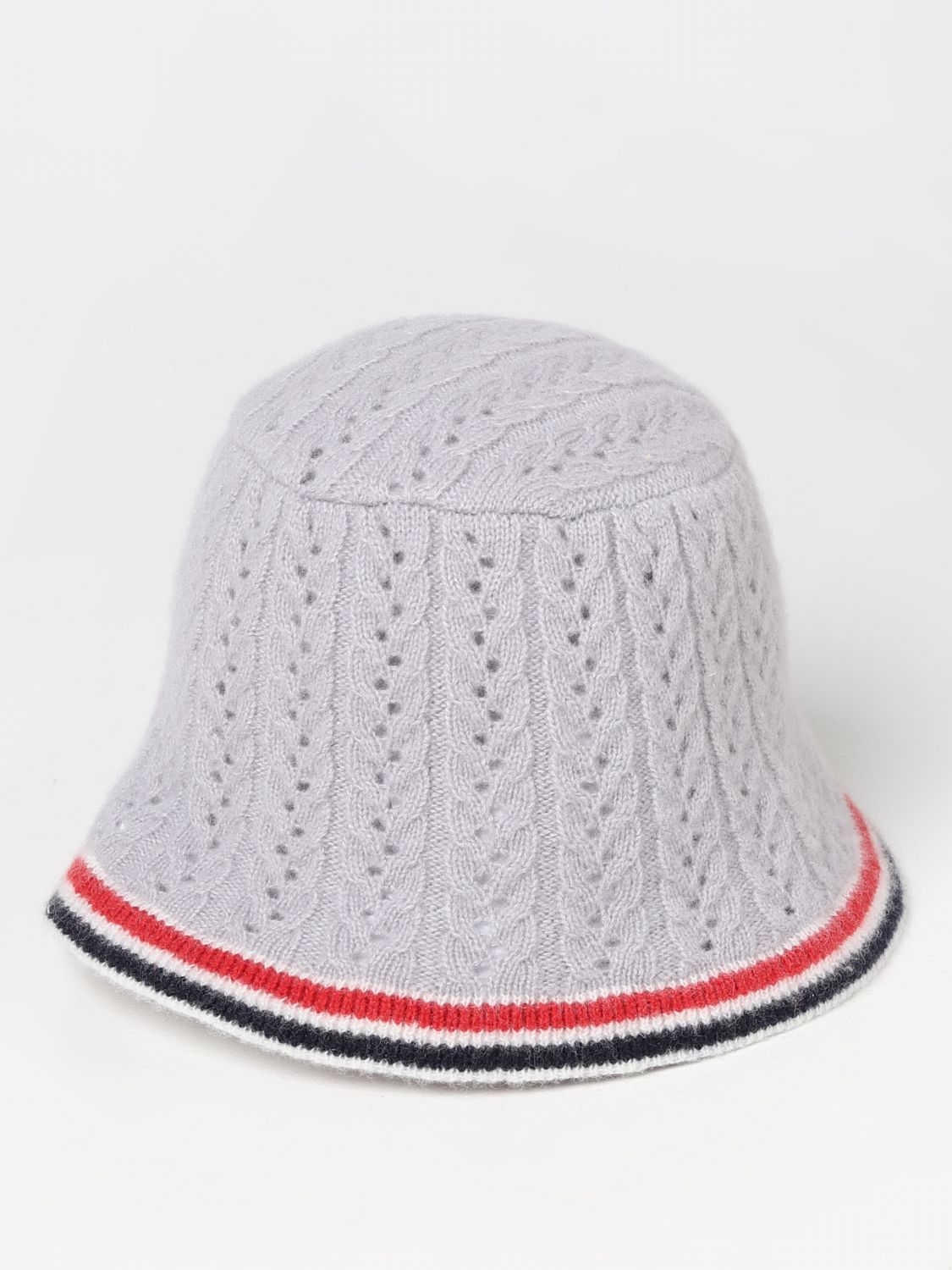 Thom Browne Hat THOM BROWNE Woman colour Grey