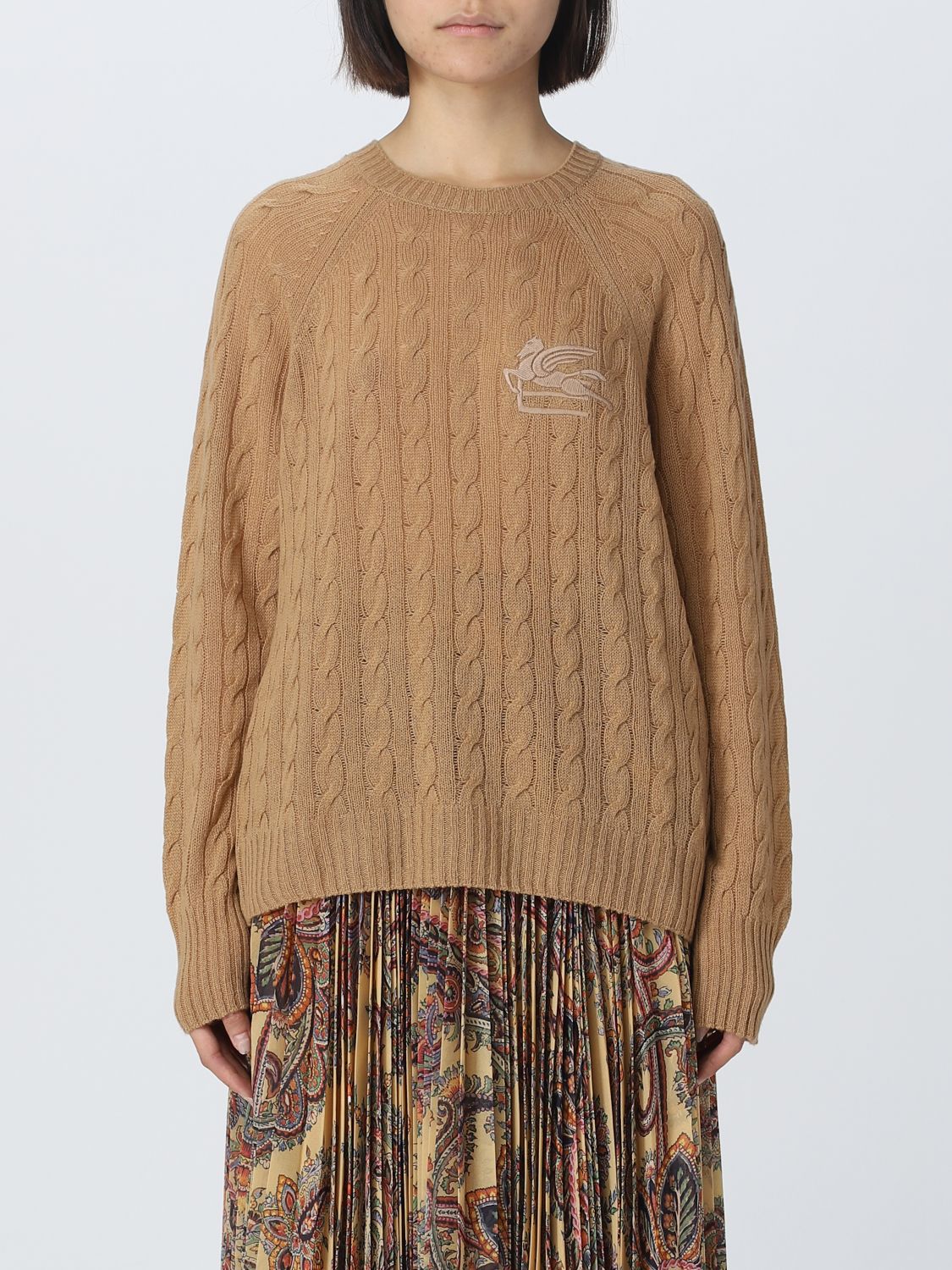 Etro Jumper ETRO Woman colour Camel