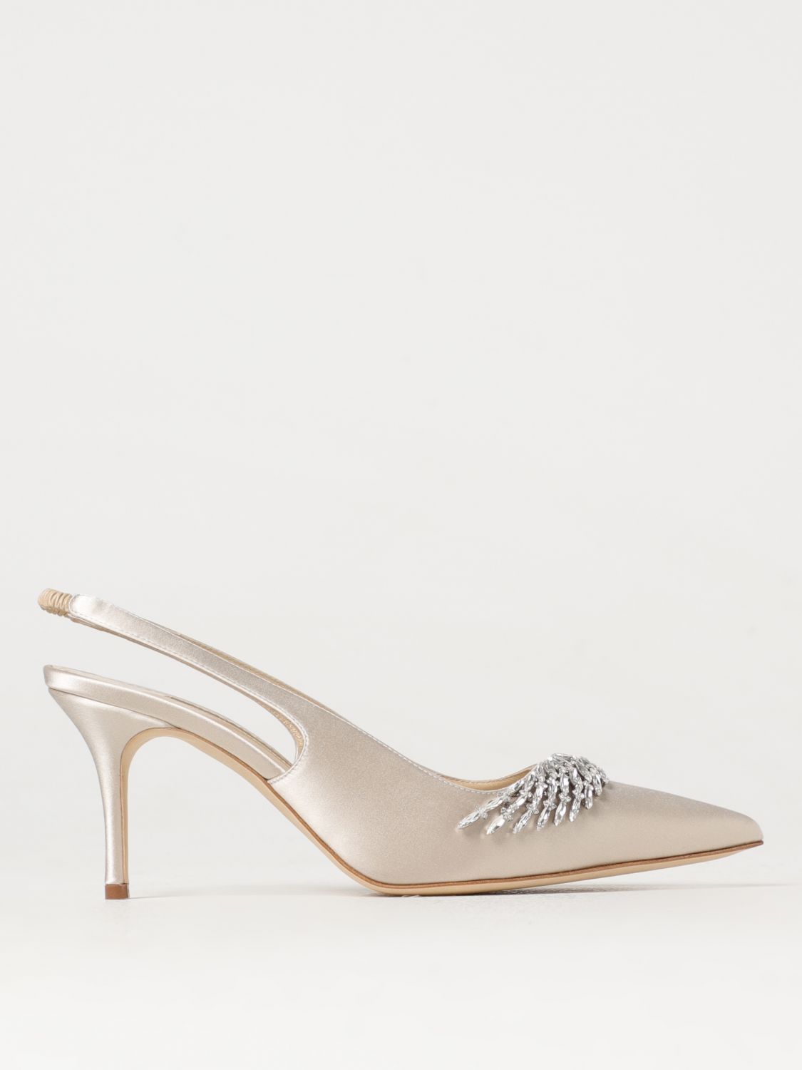 Manolo Blahnik High Heel Shoes MANOLO BLAHNIK Woman colour Ivory