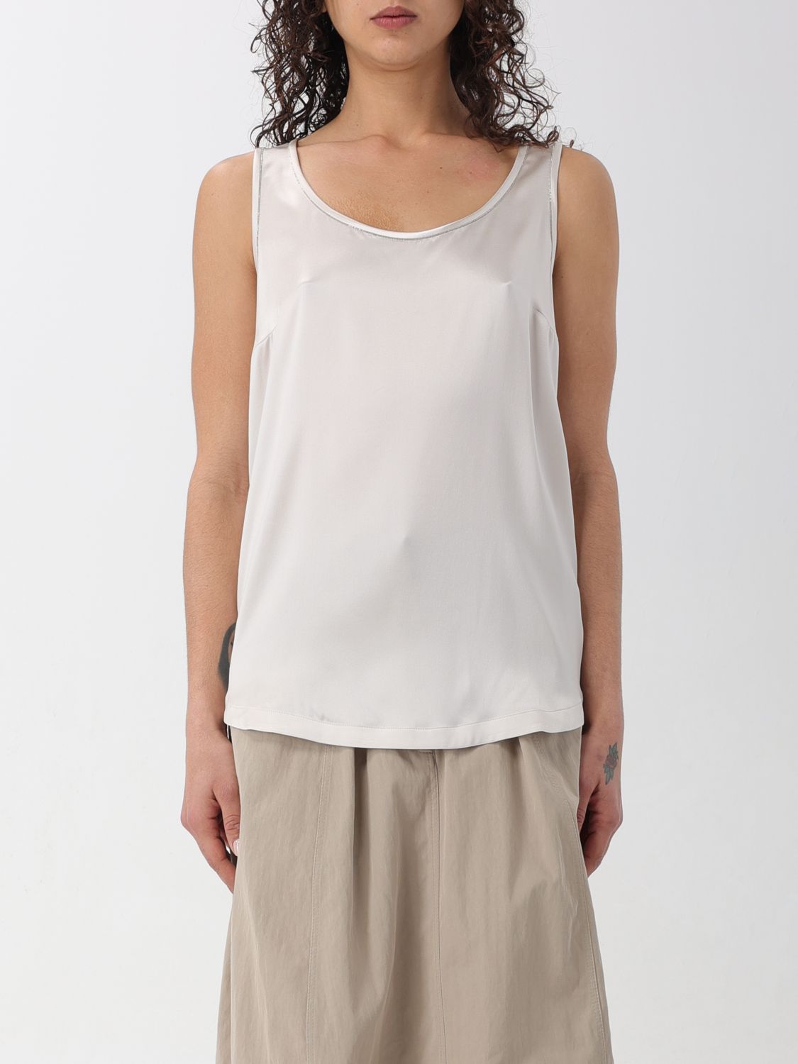 Brunello Cucinelli Top BRUNELLO CUCINELLI Woman colour White