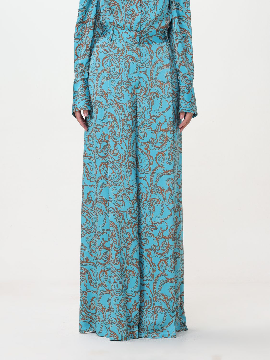 Liu Jo Trousers LIU JO Woman colour Turquoise