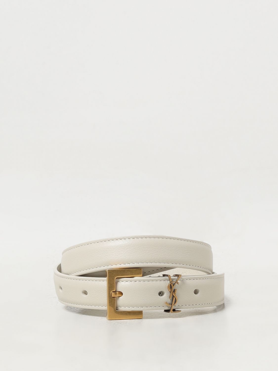 Saint Laurent Belt SAINT LAURENT Woman colour White