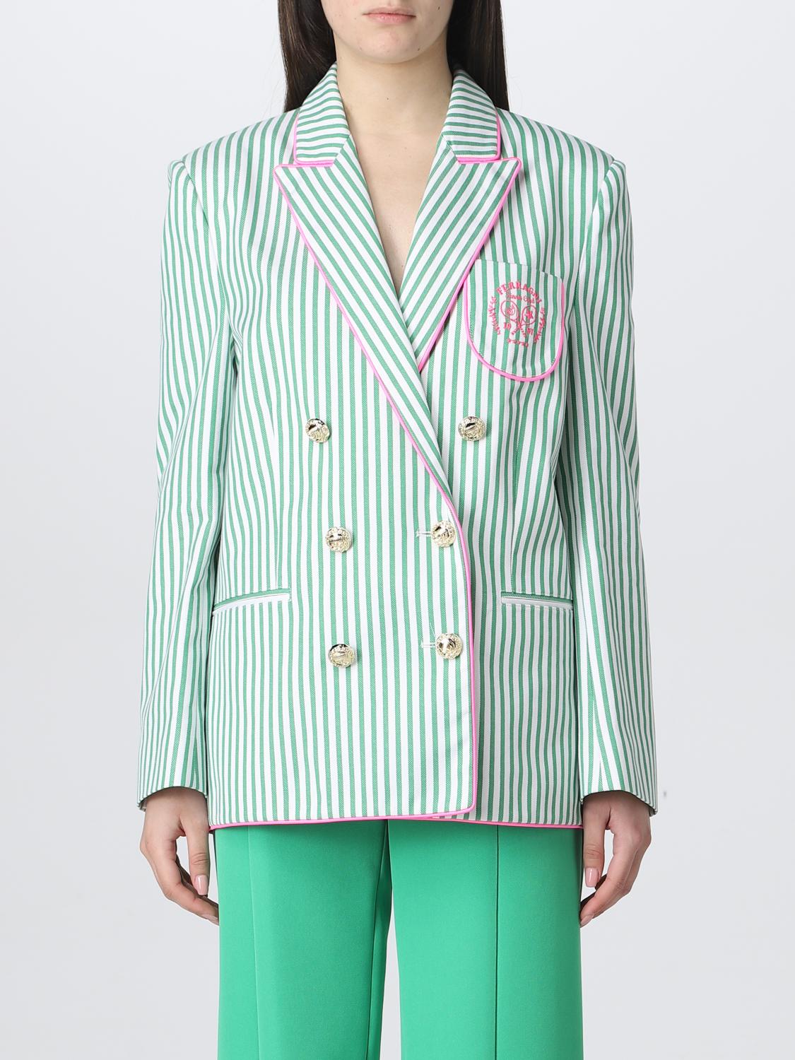 CHIARA FERRAGNI Blazer CHIARA FERRAGNI Woman colour Green