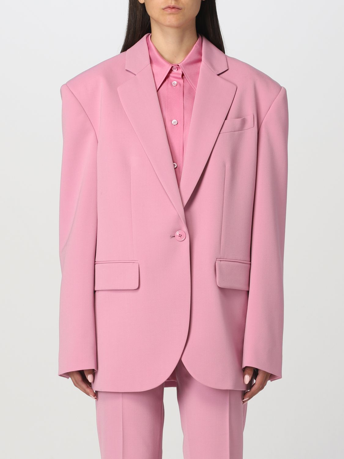 Moschino Jeans Blazer MOSCHINO JEANS Woman colour Pink