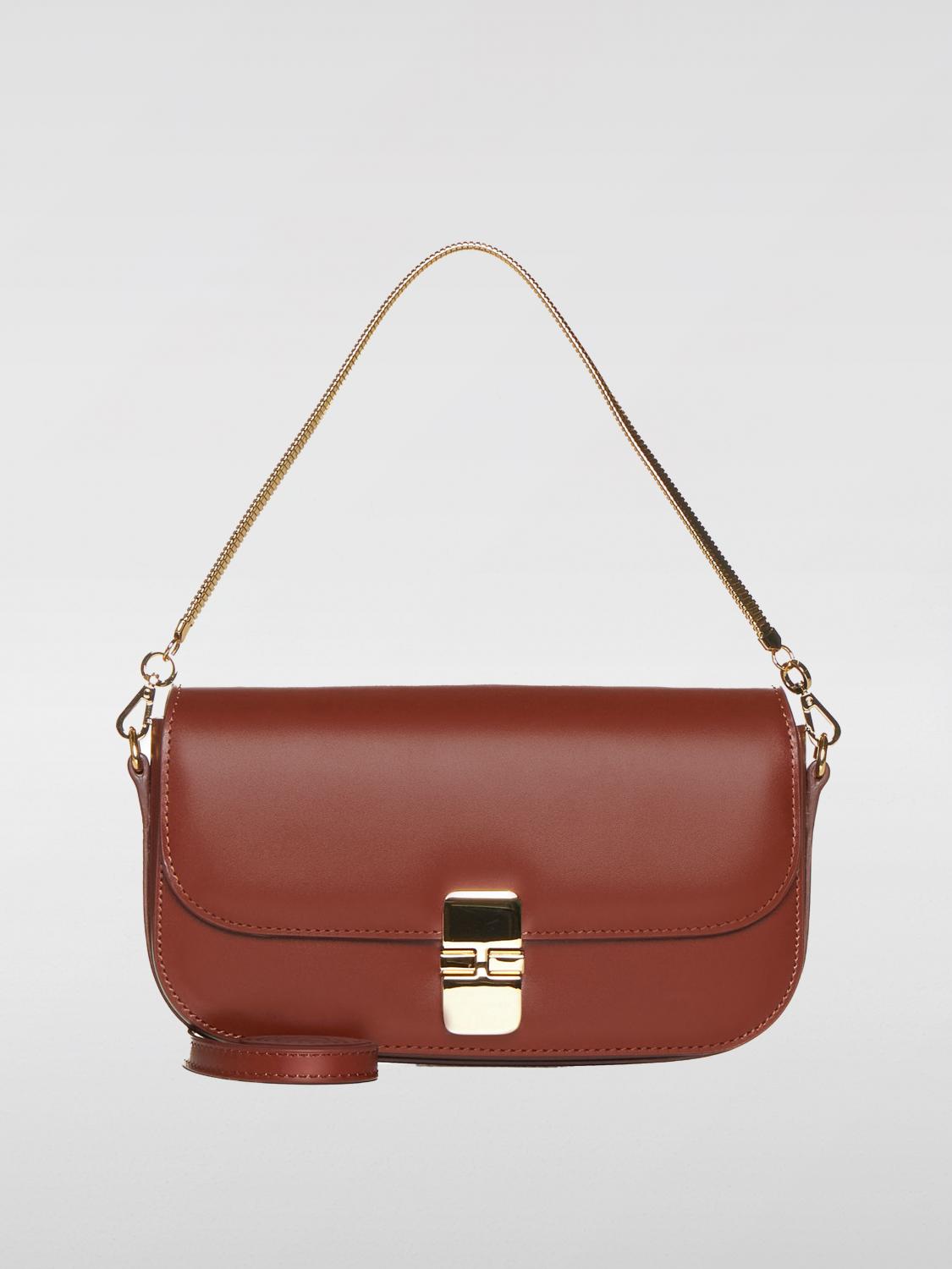 A.P.C. Shoulder Bag A. P.C. Woman color Brown