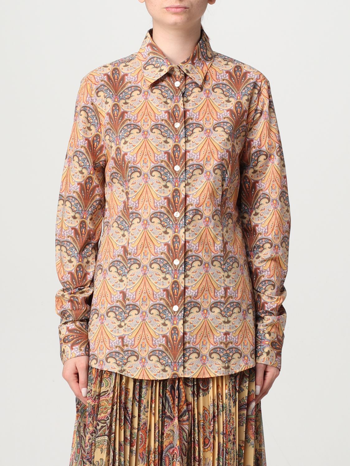 Etro Shirt ETRO Woman colour Camel