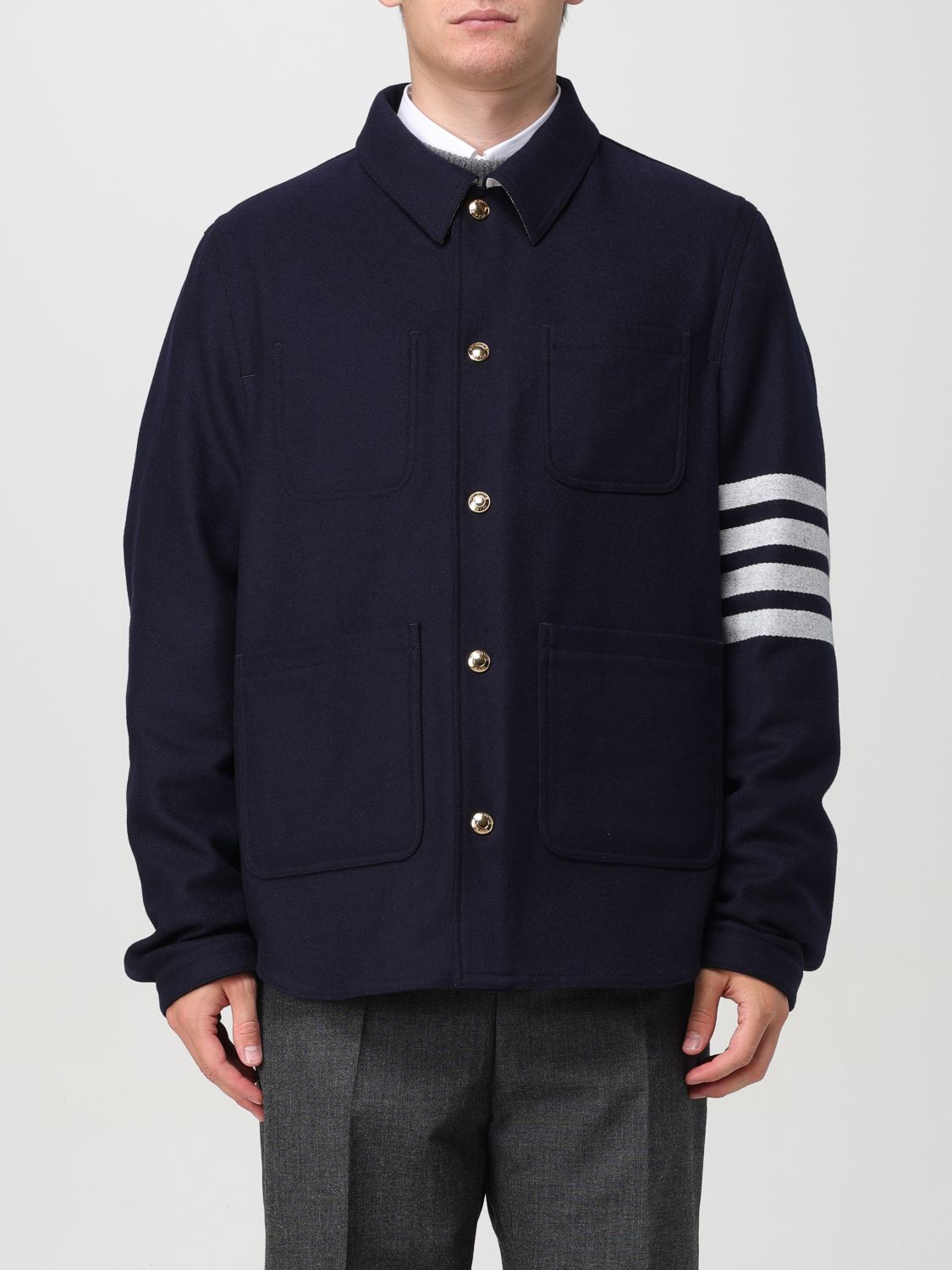 Thom Browne Jacket THOM BROWNE Men color Navy