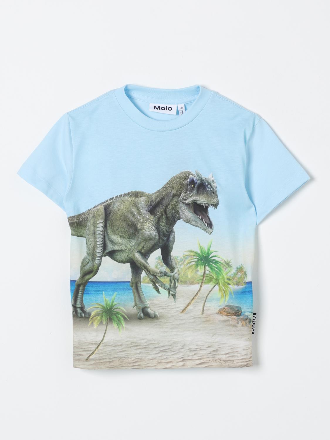 Molo T-Shirt MOLO Kids color Gnawed Blue