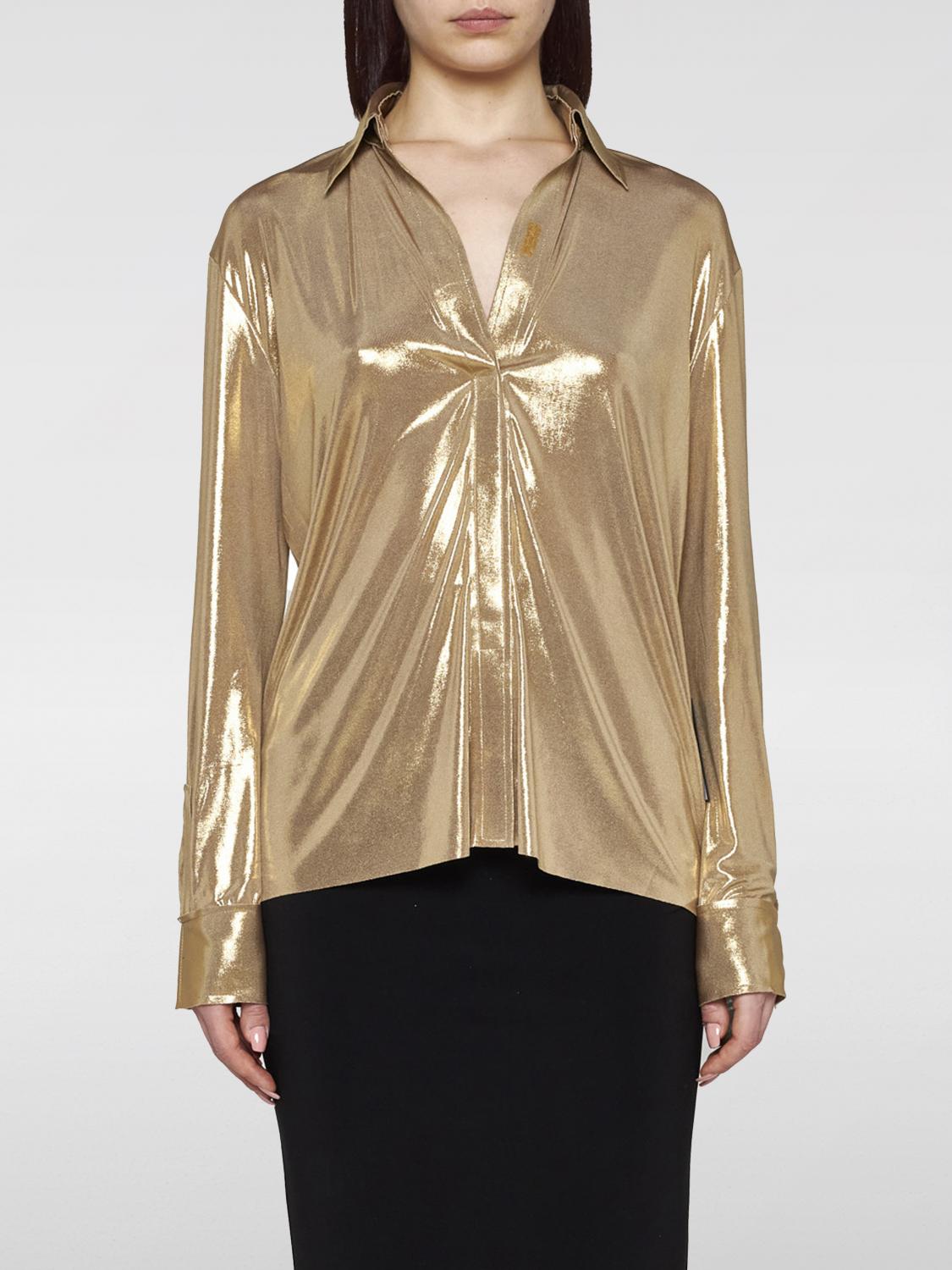 Norma Kamali Shirt NORMA KAMALI Woman color Gold