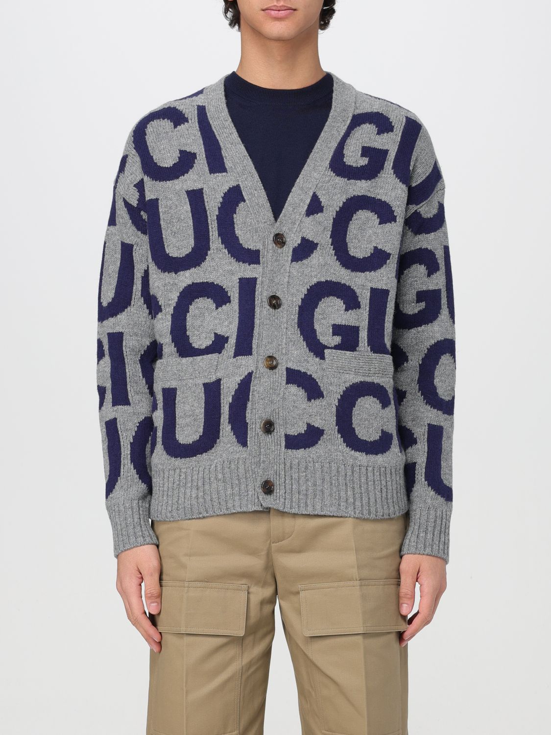 Gucci Jumper GUCCI Men colour Grey