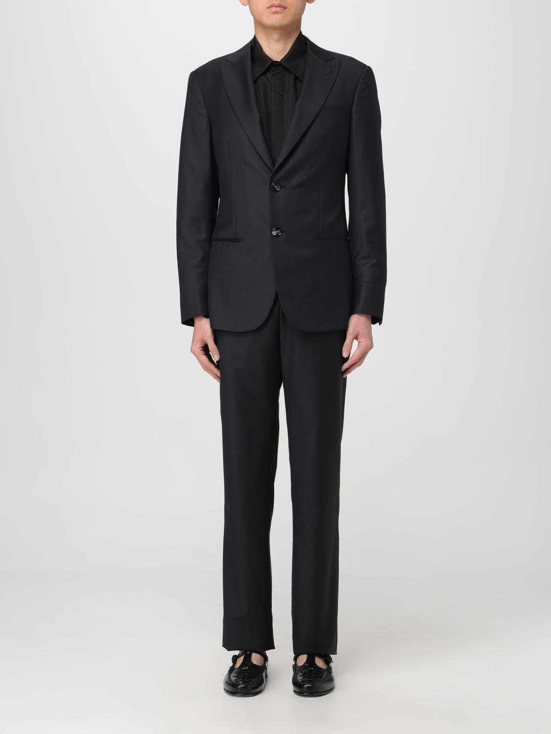 Giorgio Armani Suit GIORGIO ARMANI Men colour Black