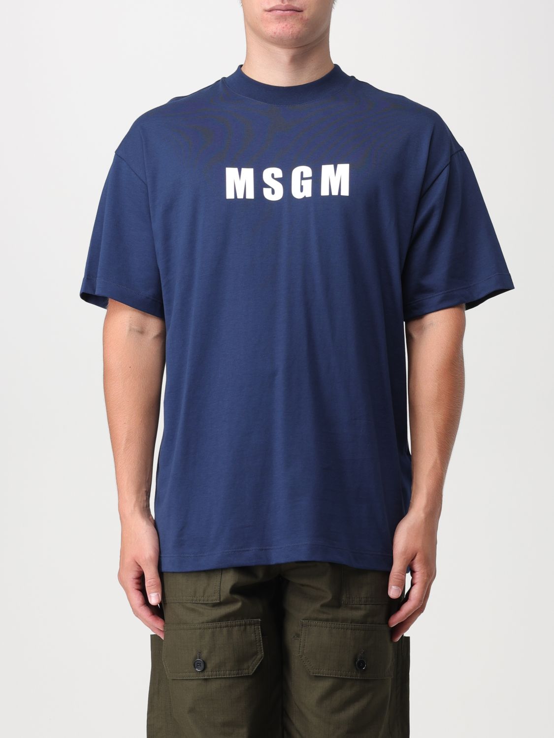 Msgm T-Shirt MSGM Men colour Blue 1