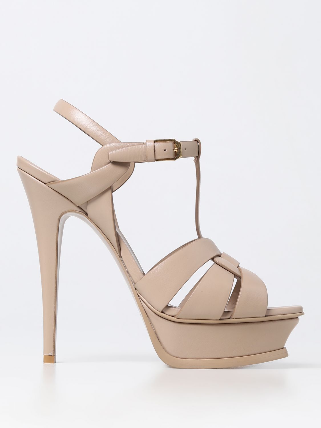 Saint Laurent Heeled Sandals SAINT LAURENT Woman colour Nude