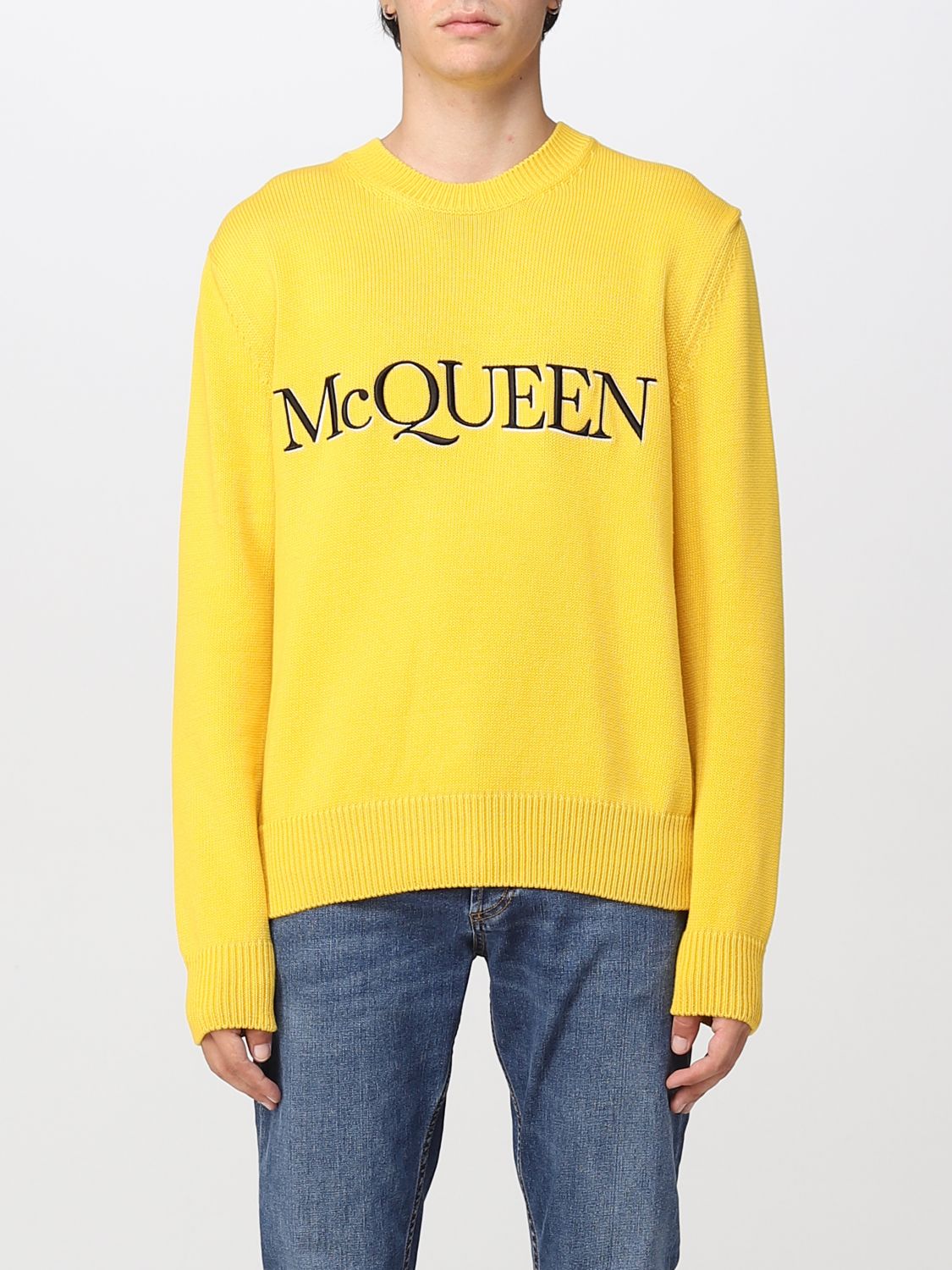 Alexander McQueen Jumper ALEXANDER MCQUEEN Men colour Yellow