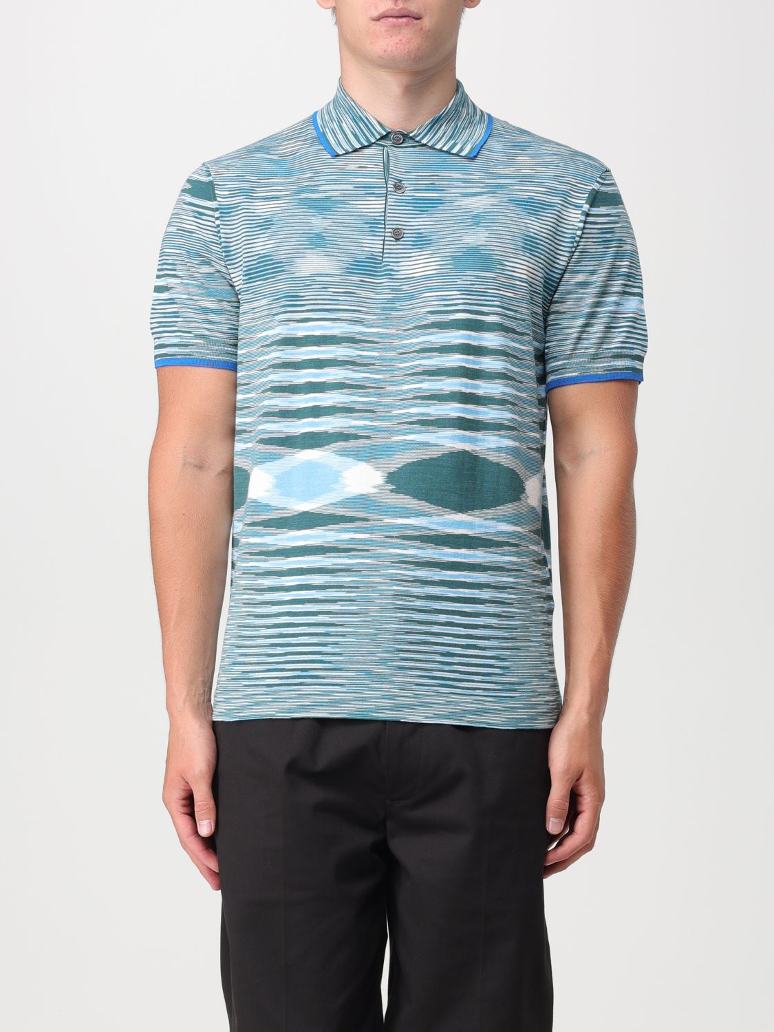 Missoni Polo Shirt MISSONI Men colour Green