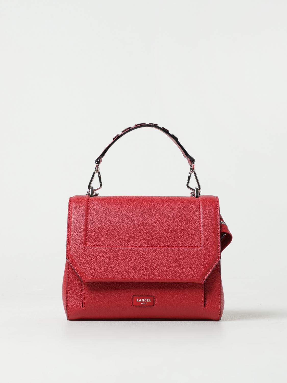 Lancel Handbag LANCEL Woman colour Red