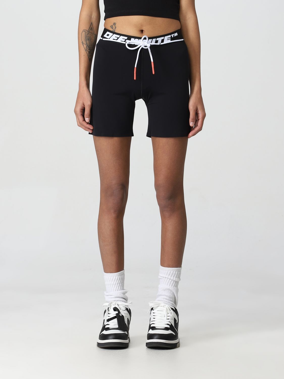 OFF-WHITE Short OFF-WHITE Woman colour Black