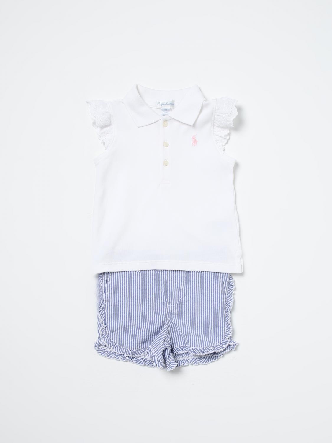 Polo Ralph Lauren Romper POLO RALPH LAUREN Kids color Blue