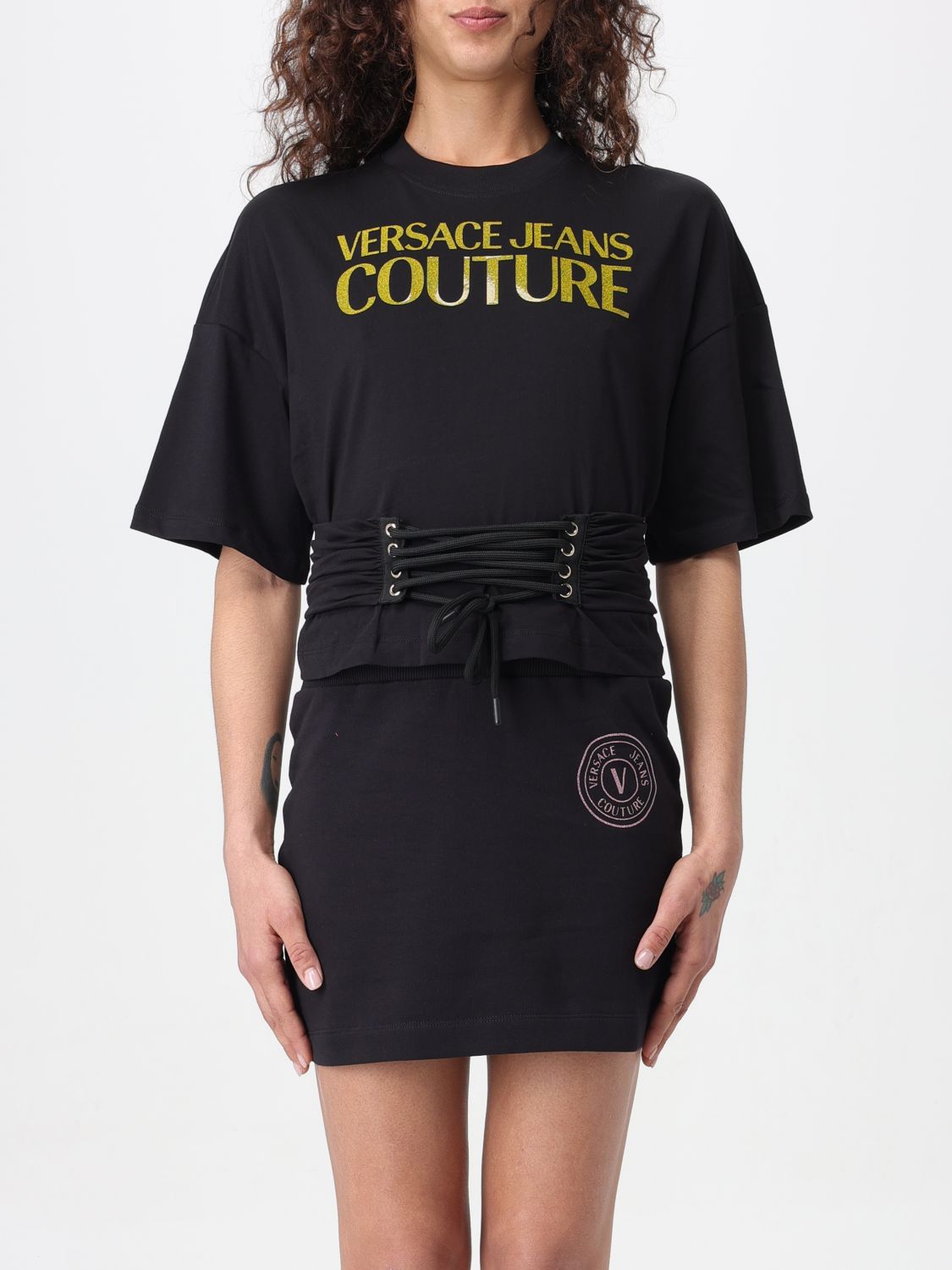 Versace Jeans Couture T-Shirt VERSACE JEANS COUTURE Woman colour Black