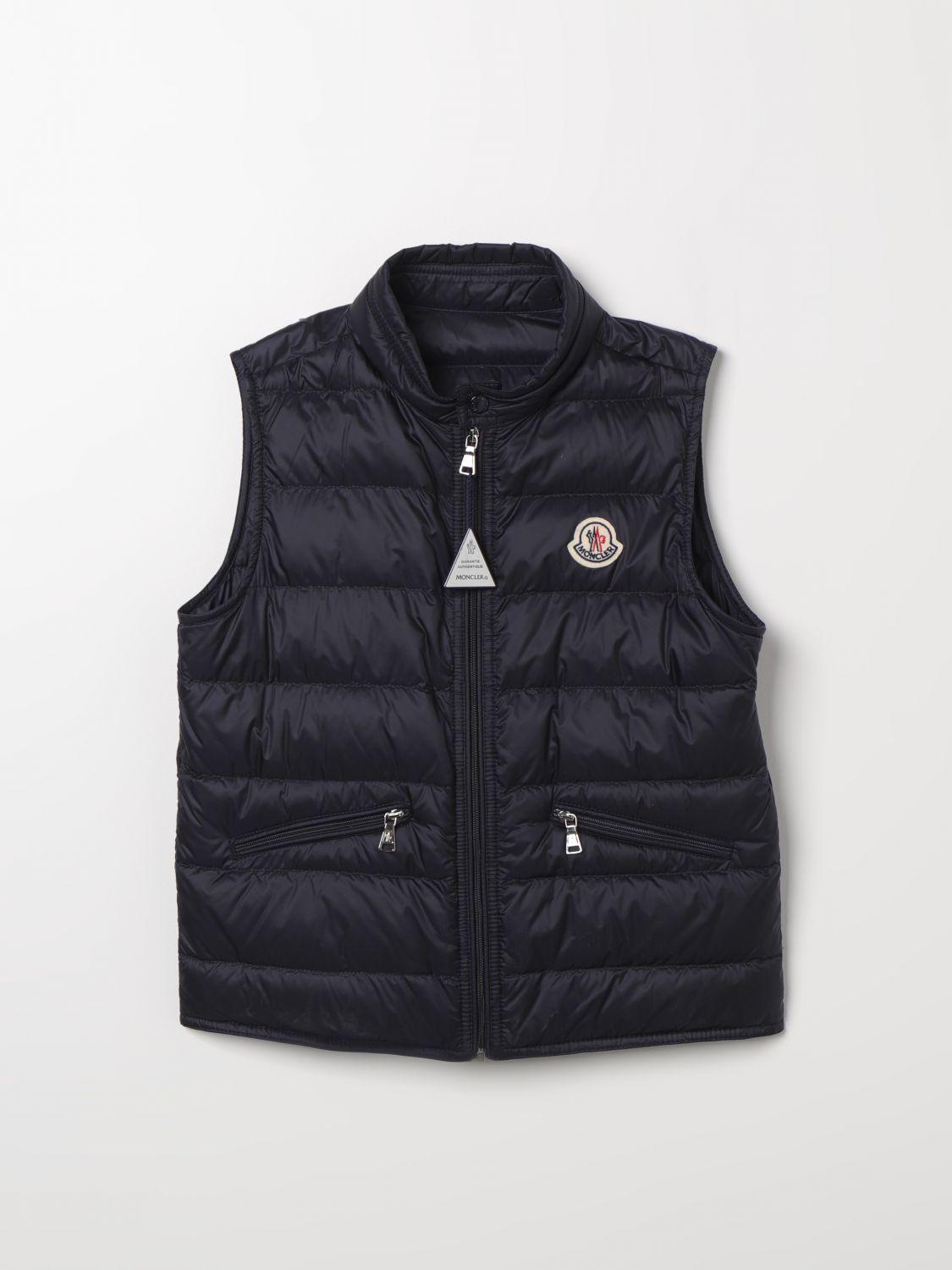 Moncler Waistcoat MONCLER Kids colour Blue