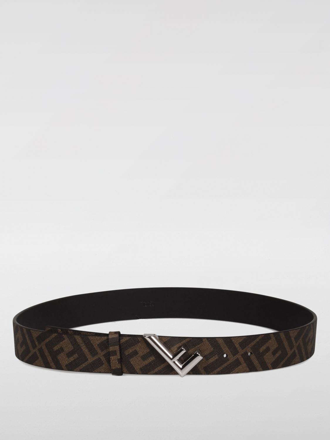 FENDI Belt FENDI Men color Brown