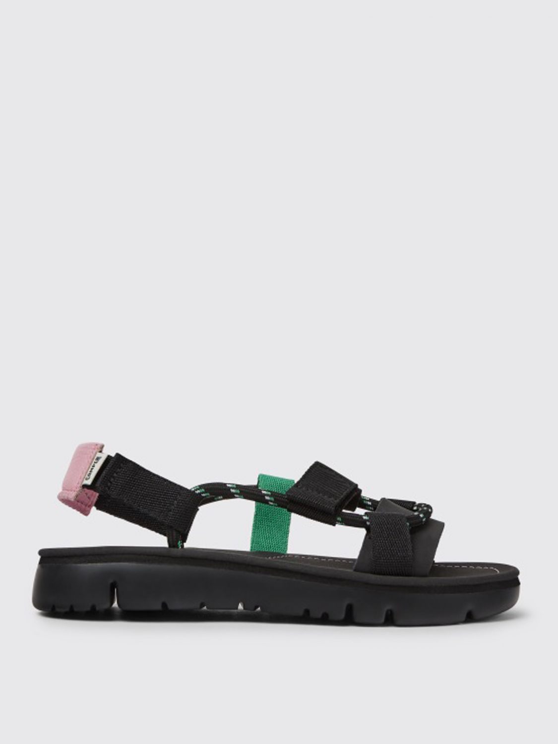 Camper Oruga Camper sandals in calfskin and recycled PET