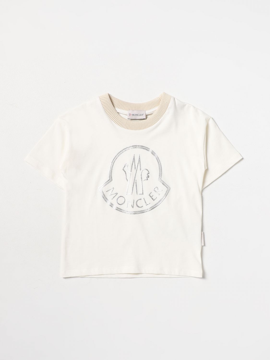 Moncler T-Shirt MONCLER Kids colour Cream