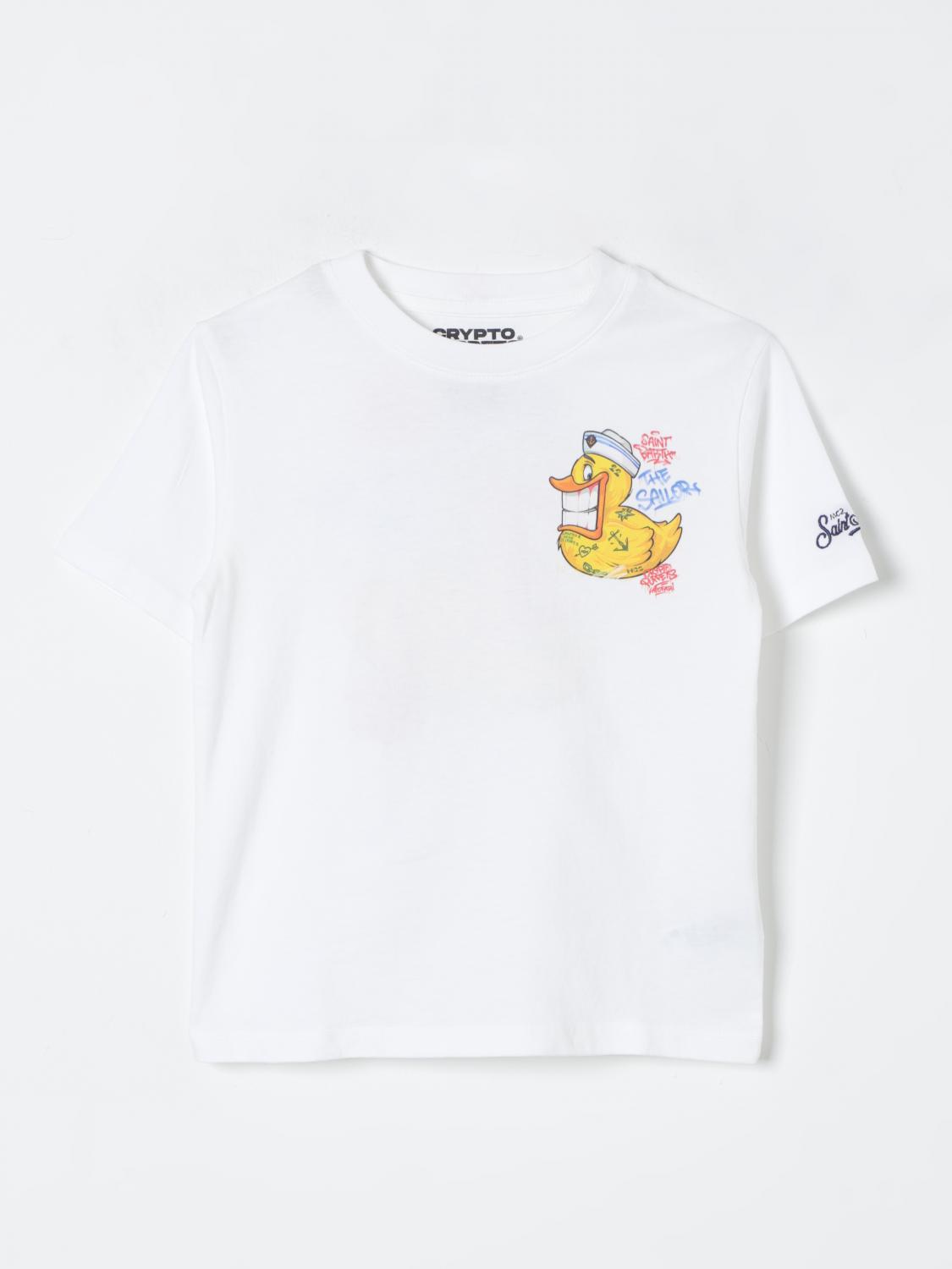 Mc2 Saint Barth T-Shirt MC2 SAINT BARTH Kids color White