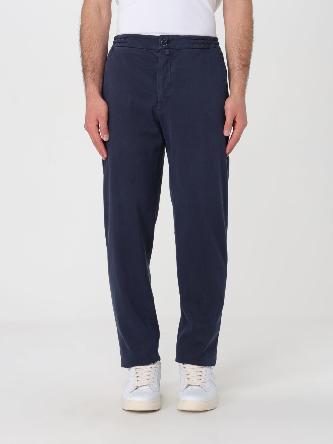 Kiton Trousers KITON Men colour Blue