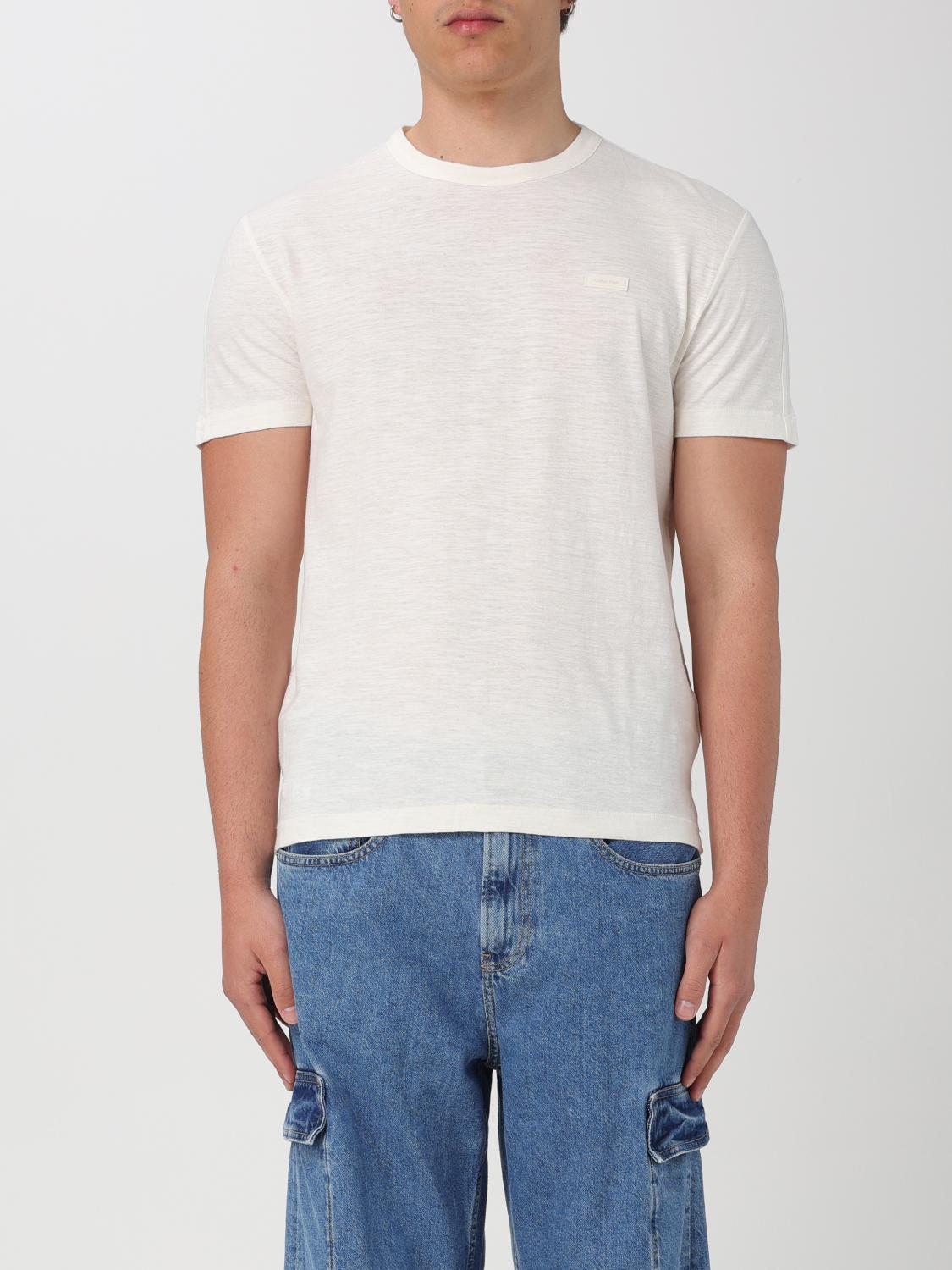 Calvin Klein T-Shirt CALVIN KLEIN Men colour Cream