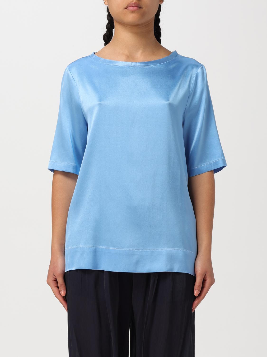 Maliparmi Jumper MALIPARMI Woman colour Gnawed Blue