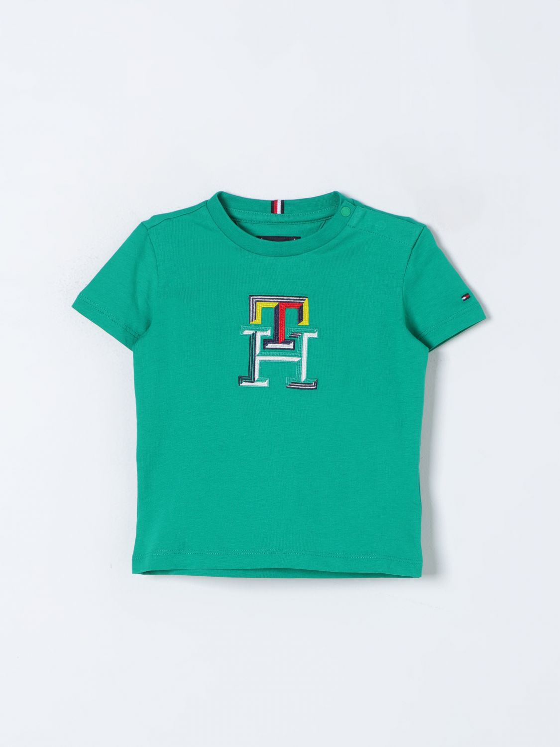 Tommy Hilfiger T-Shirt TOMMY HILFIGER Kids colour Green