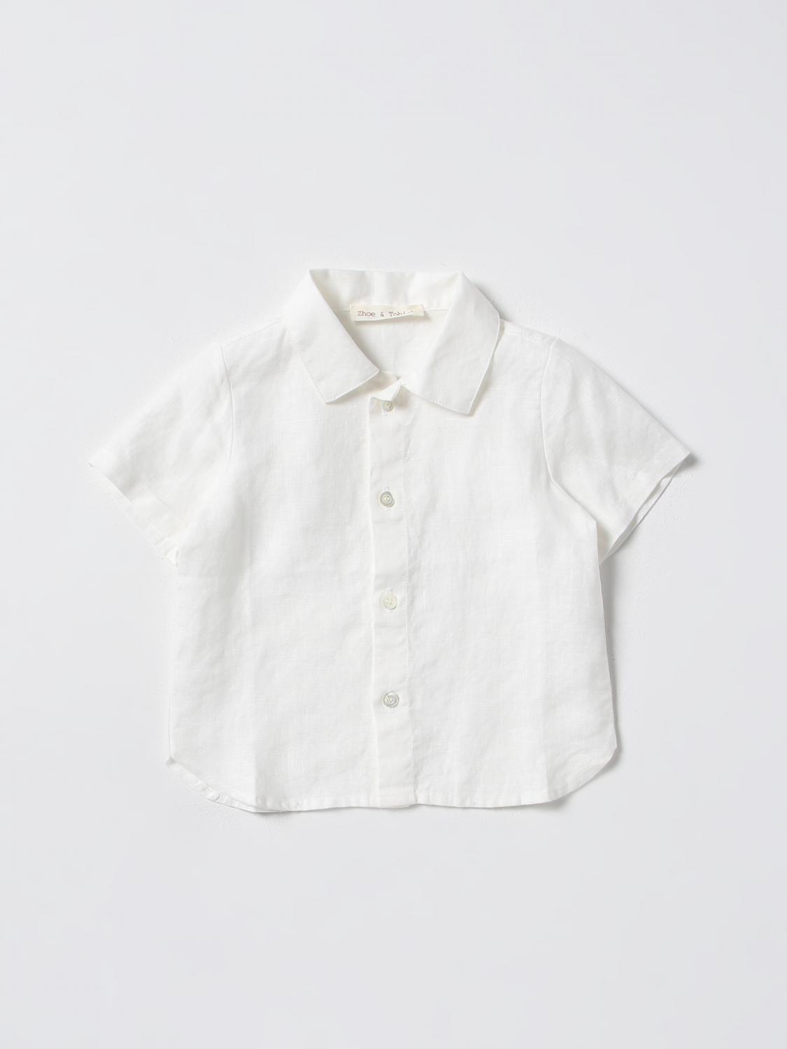 Zhoe & Tobiah Shirt ZHOE & TOBIAH Kids colour White