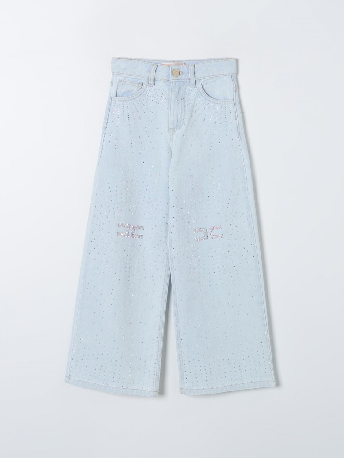 Elisabetta Franchi La Mia Bambina Trousers ELISABETTA FRANCHI LA MIA BAMBINA Kids colour Denim