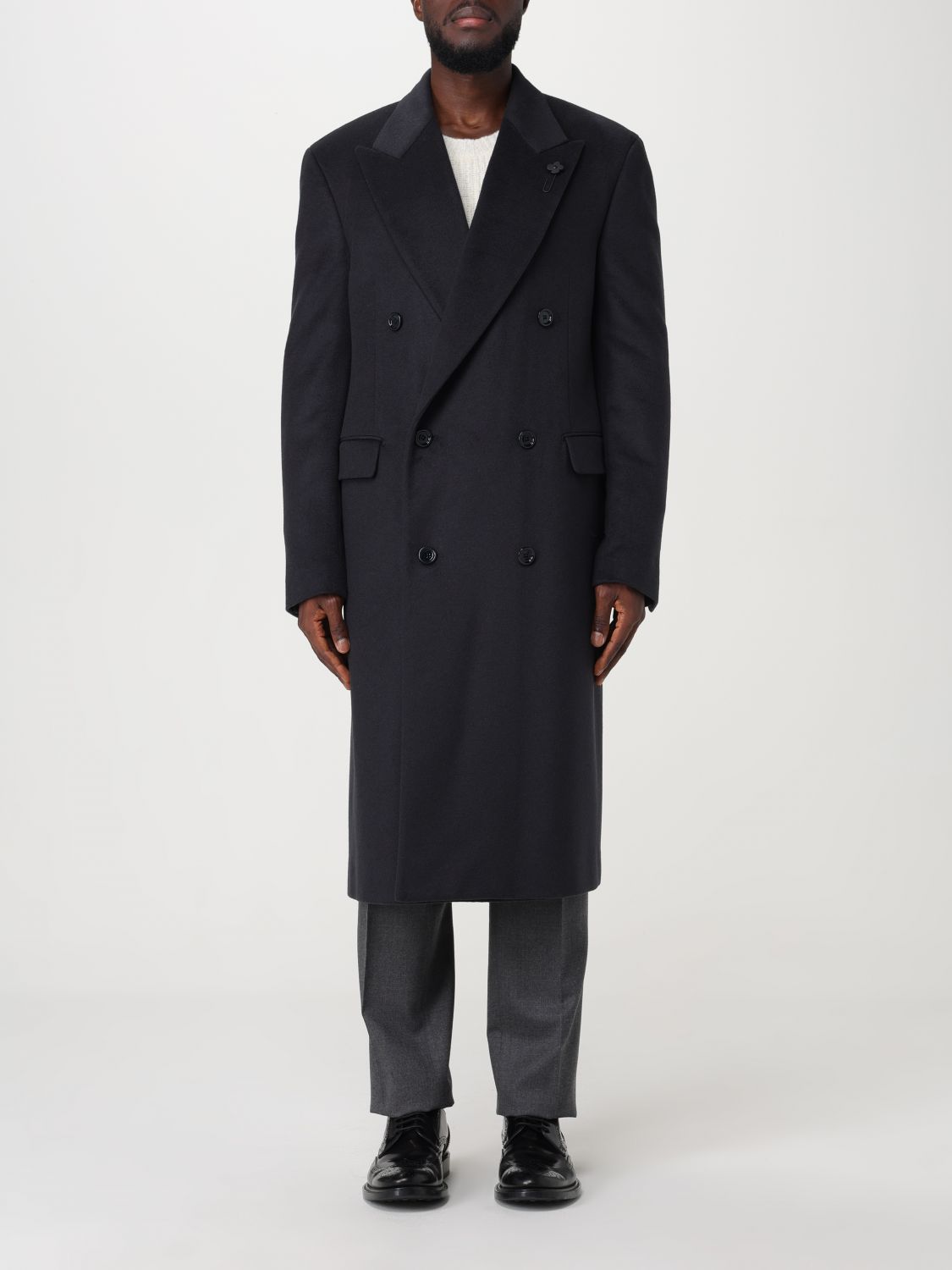 Lardini Coat LARDINI Men colour Black